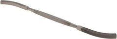 Grobet - 7" Riffler Precision Swiss Pattern File - Silversmith's Handle - Exact Industrial Supply