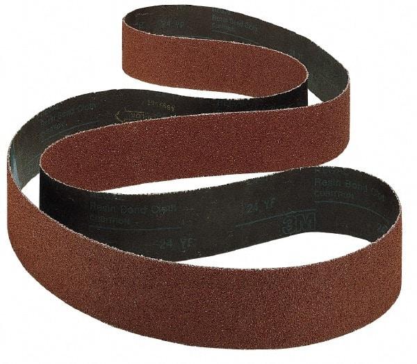 3M - 4" Wide x 168" OAL, Aluminum Oxide Abrasive Belt - Aluminum Oxide, Coarse, Nonwoven, Series SC-BL - Exact Industrial Supply