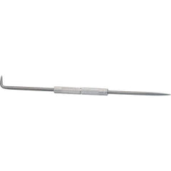Moody Tools - 9" OAL Straight/Bent Scriber - High Carbon Steel with 2-Point Straight/Bent - Exact Industrial Supply