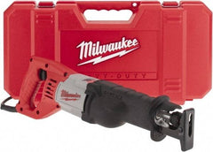 Milwaukee Tool - 3,000 Strokes per Minute, 1-1/8 Inch Stroke Length, Electric Reciprocating Saw - 120 Volts, 12 Amps - Exact Industrial Supply