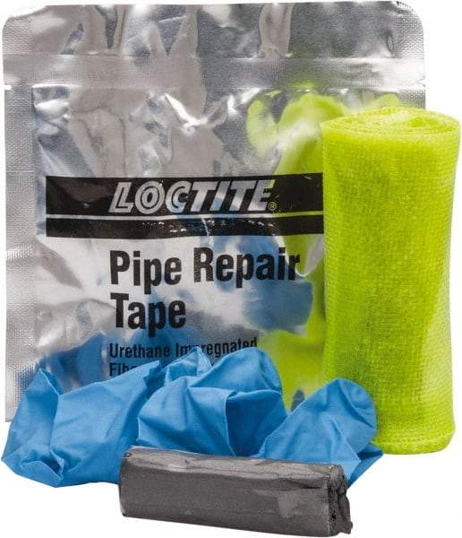 Loctite - 4"x12'" Pipe Tape Repair Kit - For Onsite Repairs of Cracked Pipes & Damaged Pipe Joints - Exact Industrial Supply