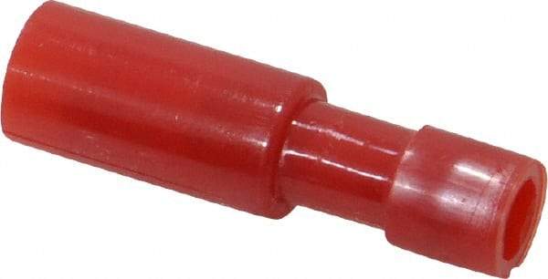 3M - 22 to 18 AWG Bullet Connector - 0.18" Bullet Diam, Red Nylon Insulation - Exact Industrial Supply