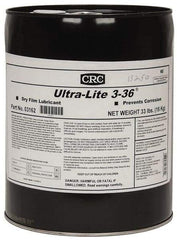 CRC - 5 Gal Pail Dry Film Lubricant - Amber, -40°F to 300°F, Food Grade - Exact Industrial Supply