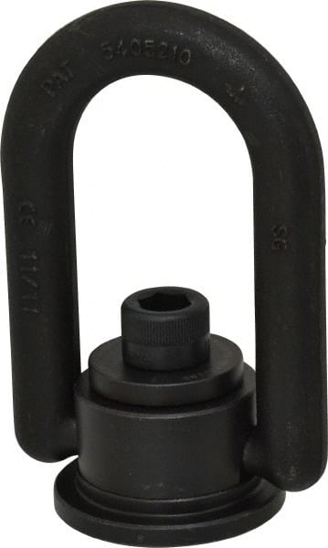 American Drill Bushing - 5,000 Lbs. Load Capacity, 3-1/2 Inch Wide x 5.47 Inch High, Extra Duty Weld Mount Hoist Ring - Exact Industrial Supply