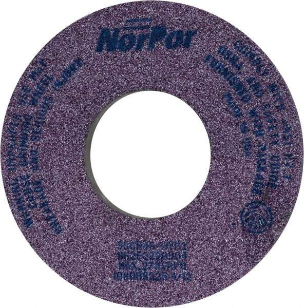 Norton - 12" Diam x 5" Hole x 1-1/2" Thick, H Hardness, 46 Grit Surface Grinding Wheel - Ceramic, Type 5, Coarse Grade, 2,710 Max RPM, Vitrified Bond, One-Side Recess - Exact Industrial Supply