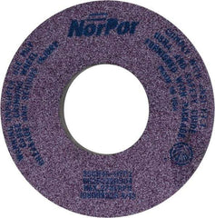 Norton - 12" Diam x 5" Hole x 1-1/2" Thick, H Hardness, 46 Grit Surface Grinding Wheel - Ceramic, Type 5, Coarse Grade, 2,710 Max RPM, Vitrified Bond, One-Side Recess - Exact Industrial Supply