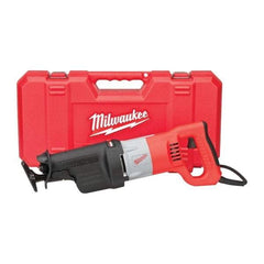 Milwaukee Tool - 3,000 Strokes per Minute, 1-1/4 Inch Stroke Length, Electric Reciprocating Saw - 120 Volts, 13 Amps, 1 Blade - Exact Industrial Supply