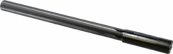 Made in USA - 0.686" Carbide-Tipped 6 Flute Chucking Reamer - Straight Flute, 9/16" Straight Shank, 2-1/4" Flute Length, 9" OAL - Exact Industrial Supply