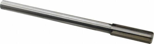 Made in USA - 0.71" Carbide-Tipped 6 Flute Chucking Reamer - Straight Flute, 9/16" Straight Shank, 2-1/4" Flute Length, 9" OAL - Exact Industrial Supply