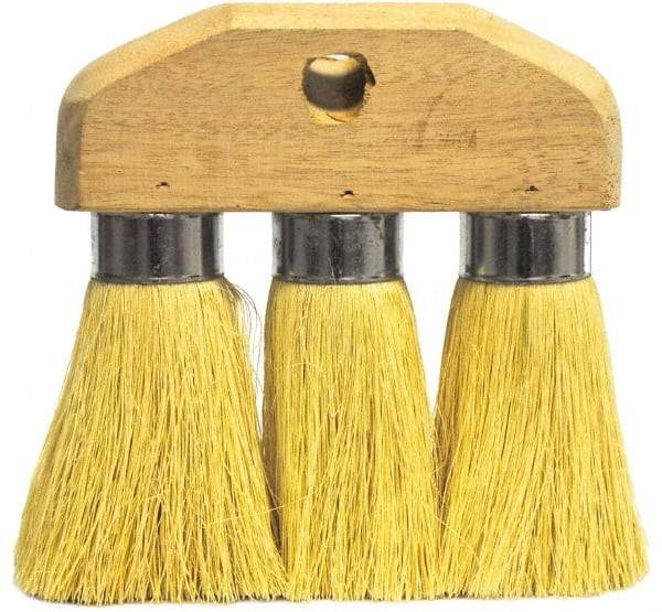 Weiler - Tampico Surface Preparation Roof Brush - 3-1/4" Bristle Length, 6-1/4" Wide - Exact Industrial Supply