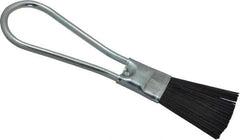 Weiler - 3 Rows x 15 Columns Steel Scratch Brush - 5-1/2" OAL, 1-1/2" Trim Length, Steel Loop Handle - Exact Industrial Supply