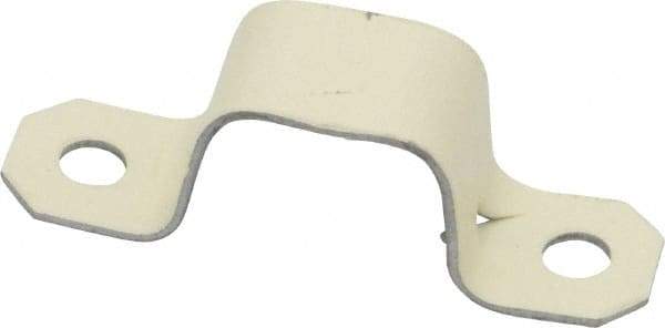 Wiremold - 1-7/8 Inch Long x 1/2 Inch Wide x 7/8 Inch High, Raceway Strap - Ivory, For Use with Wiremold 500 Series Raceways - Exact Industrial Supply