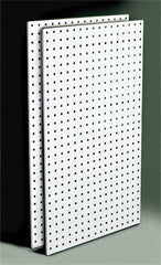 Triton - 24" Wide x 42-1/2" High Storage Peg Board - 2 Panels, Steel, White - Exact Industrial Supply
