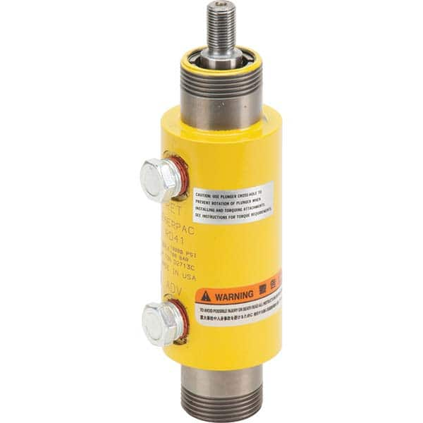 Enerpac - Compact Hydraulic Cylinders Type: Double Acting Mounting Style: Base Mounting Holes - Exact Industrial Supply