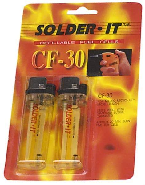 Solder-It - Refillable Butane Cell - For Use with MJ-300, MJ-600 - Exact Industrial Supply