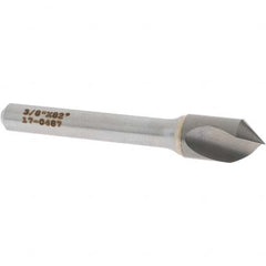 OSG - 3/8" Head Diam, 1/4" Shank Diam, 1 Flute 82° Solid Carbide Countersink - Exact Industrial Supply