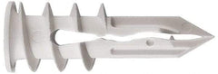 Toggler - #6 to 8 Screw, 1/4" Diam, 1-1/4" Long, 3/8 to 5/8" Thick, Self Drilling Drywall & Hollow Wall Anchor - Thermoplastic Alloy, Grade Proprietary Thermoplastic Alloy, Use in Drywall - Exact Industrial Supply