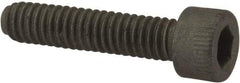 Armor Coat - #8-32 UNC Hex Socket Drive, Socket Cap Screw - Alloy Steel, Armor Coat Finish, Fully Threaded, 3/4" Length Under Head - Exact Industrial Supply