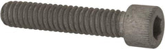 Armor Coat - 1/4-20 UNC Hex Socket Drive, Socket Cap Screw - Alloy Steel, Armor Coat Finish, Fully Threaded, 1-1/4" Length Under Head - Exact Industrial Supply