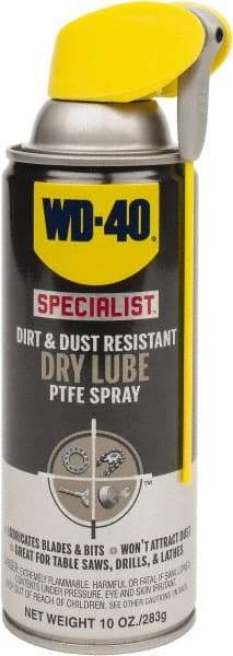 WD-40 Specialist - 10 oz Aerosol Dry Film with PTFE Spray Lubricant - High Temperature, Low Temperature, High Pressure - Exact Industrial Supply