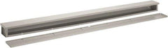 nVent Hoffman - 6" High x 6" Wide x 36" Long, Solid Wall Wire Duct - Gray, Slip-on Cover, Steel - Exact Industrial Supply