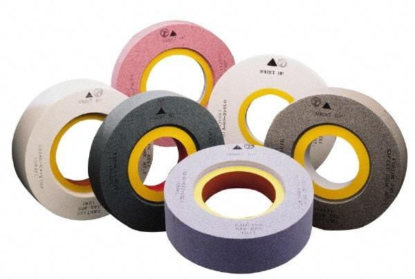 Camel Grinding Wheels - 20" Diam x 10" Hole x 3" Wide Centerless & Cylindrical Grinding Wheel - 46 Grit, Aluminum Oxide, Type 7, Coarse Grade, Vitrified Bond, Two Side Recess - Exact Industrial Supply
