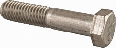 Made in USA - 1/2-13 UNC, 2-1/2" Length Under Head Hex Head Cap Screw - Exact Industrial Supply