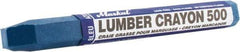 Markal - Blue Lumber Crayon - Clay-Based - Exact Industrial Supply