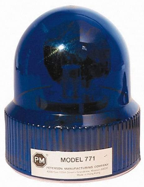 Peterson - Emergency Beacon Light Assembly - Blue - Exact Industrial Supply