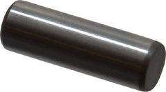 Jergens - 1/4" Diam x 3/4" Pin Length C-1215 Alloy Steel Pull Out Dowel Pin - C 47-58 & C 60-64 (Surface) Hardness, 1 Beveled & 1 Threaded End - Exact Industrial Supply