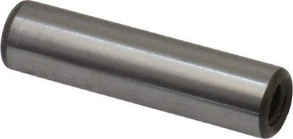 Jergens - 1/4" Diam x 1" Pin Length C-1215 Alloy Steel Pull Out Dowel Pin - C 47-58 & C 60-64 (Surface) Hardness, 1 Beveled & 1 Threaded End - Exact Industrial Supply