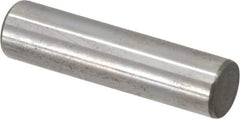 Jergens - 3/8" Diam x 1-1/2" Pin Length C-1215 Alloy Steel Pull Out Dowel Pin - C 47-58 & C 60-64 (Surface) Hardness, 1 Beveled & 1 Threaded End - Exact Industrial Supply