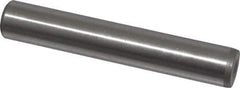 Jergens - 1/2" Diam x 3" Pin Length C-1215 Alloy Steel Pull Out Dowel Pin - C 47-58 & C 60-64 (Surface) Hardness, 1 Beveled & 1 Threaded End - Exact Industrial Supply