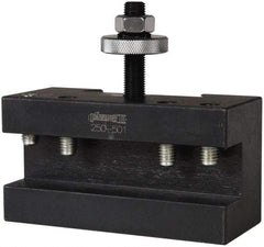 Phase II - Series DA, #1 Turning & Facing Tool Post Holder - 17 to 48" Lathe Swing, 3-1/8" OAH, 1-5/16" Max Tool Cutting Size, 2-3/16" Centerline Height - Exact Industrial Supply