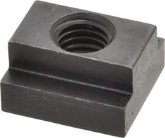 Jergens - 1/2-13 Blind Tapped T Slot Nut - 5/8" Slot Width, 1 x 11/32" Base Width x Height, 1-1/8 x 5/8" OAL x Height - Exact Industrial Supply