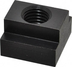 Jergens - 3/4-10 Blind Tapped T Slot Nut - 7/8" Slot Width, 1-1/2 x 9/16" Base Width x Height, 1-1/2 x 1" OAL x Height - Exact Industrial Supply