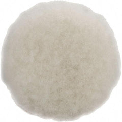 Dynabrade - 3" Diam Sheepskin Wool Bonnet Pad - Hook & Loop Attachment - Exact Industrial Supply