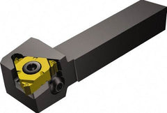 Sandvik Coromant - External Thread, Right Hand Cut, 3/4" Shank Width x 3/4" Shank Height Indexable Threading Toolholder - 5" OAL, 266.RG-16.. Insert Compatibility, 266R/LFA Toolholder, Series CoroThread 266 - Exact Industrial Supply