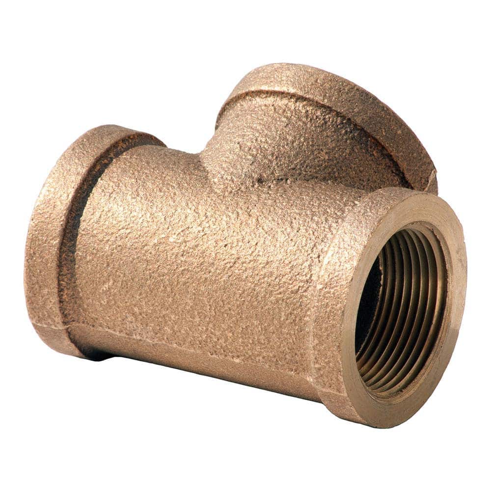 Merit Brass - Brass & Chrome Pipe Fittings Type: Tee Fitting Size: 1 - Exact Industrial Supply