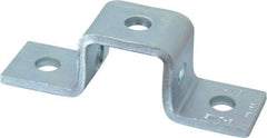 Cooper B-Line - Zinc Plated Carbon Steel Bracket Strut Fitting - 1/2" Bolt, 5 Holes, Used with Cooper B Line Channel & Strut (All Sizes Except B62 & B72) - Exact Industrial Supply