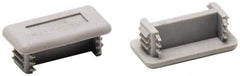 Cooper B-Line - Polyurethane Strut Channel End Cap - Used with Cooper B Line B52 & B54 Channel & Strut - Exact Industrial Supply