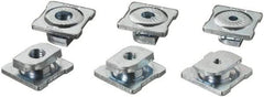 Cooper B-Line - Zinc Plated Carbon Steel Combo Strut Nut Washer - 450 Lb Capacity, 0.25" Bolt, 1 Hole, Used with Cooper B Line Channel & Strut (All Sizes Except B62 & B72) - Exact Industrial Supply