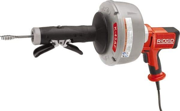 Ridgid - Electric Drain Cleaning Machine - For 3/4" to 2-1/2" Pipe, 25' Cable - Exact Industrial Supply