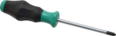 Wera - #2, 8-1/4" OAL, Standard Phillips Screwdriver - 4" Blade Length, Round Shank, Ergonomic Handle - Exact Industrial Supply