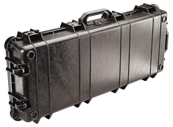 Pelican Products, Inc. - 16" Wide x 16" Deep x 6-1/8" High, Long Gun Case - Black, Plastic - Exact Industrial Supply