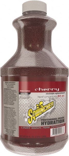 Sqwincher - 64 oz Bottle Cherry Activity Drink - Exact Industrial Supply