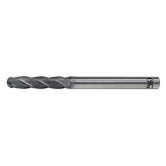 Ball End Mill: 0.375″ Dia, 4 Flute, Solid Carbide 6″ OAL, DG Diamond Coated, Series 7430