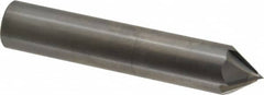 Accupro - 3/4" Diam 4 Flute Single End Solid Carbide Chamfer Mill - Exact Industrial Supply