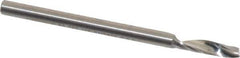 Onsrud - 1/8" Cutting Diam x 1/2" Length of Cut, 1 Flute, Upcut Spiral Router Bit - Uncoated, Right Hand Cut, Solid Carbide, 2" OAL x 1/8" Shank Diam, Single Edge, 21° Helix Angle - Exact Industrial Supply