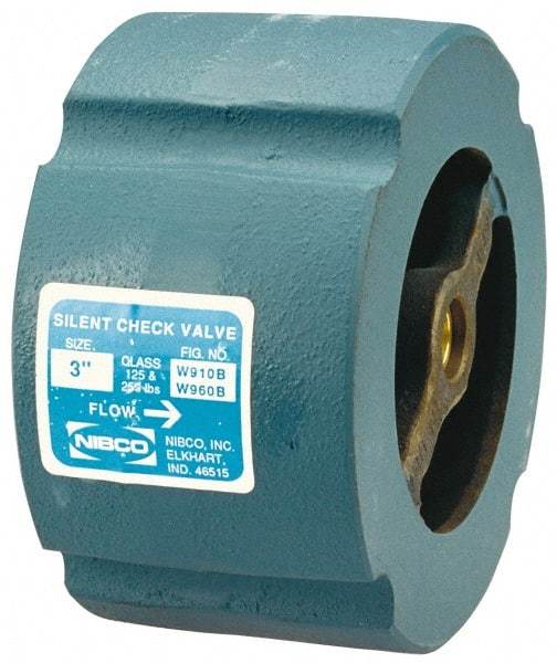 NIBCO - 4" Cast Iron Check Valve - Wafer, 200 WOG - Exact Industrial Supply